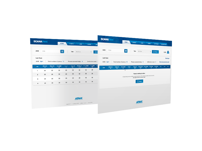 Scanatrax scan screen designs